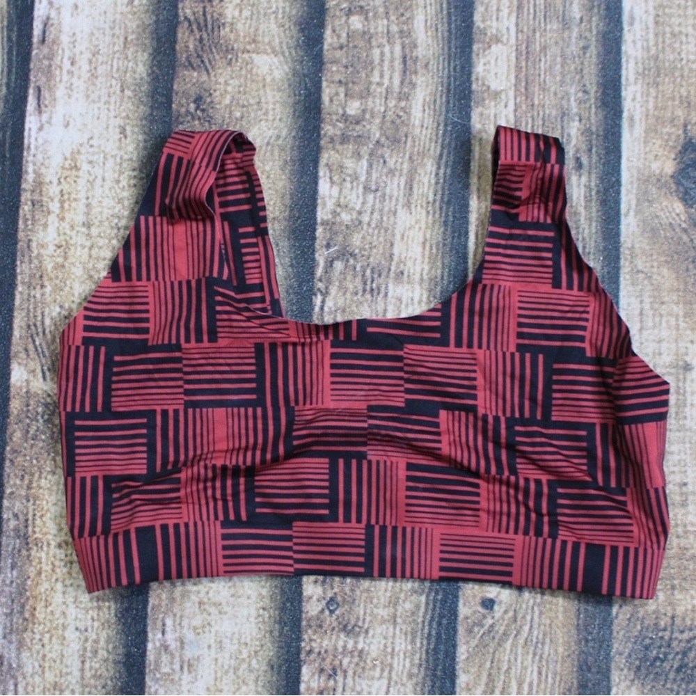 3 for $30 ✨ MeUndies Red & Black Stretchy Bra Size 2X